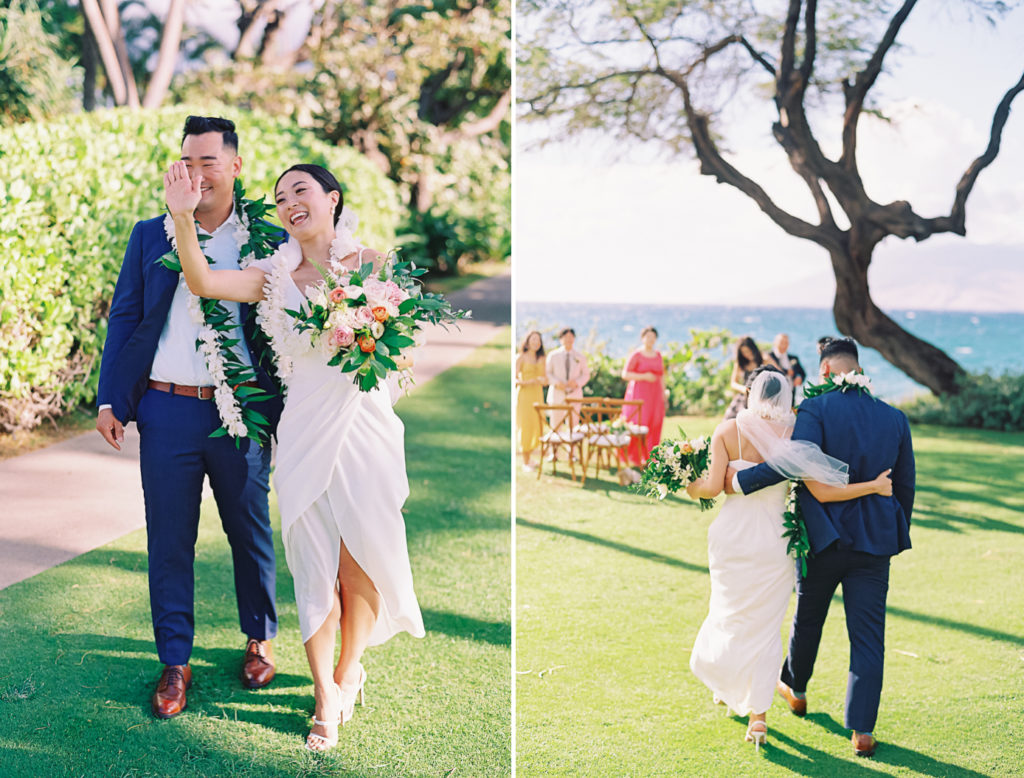 bride-and-grrom-just-married-maui
