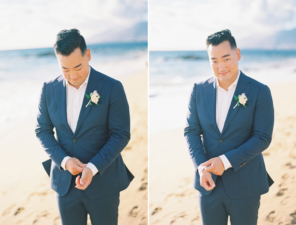 groom-on-beach-andaz-maui