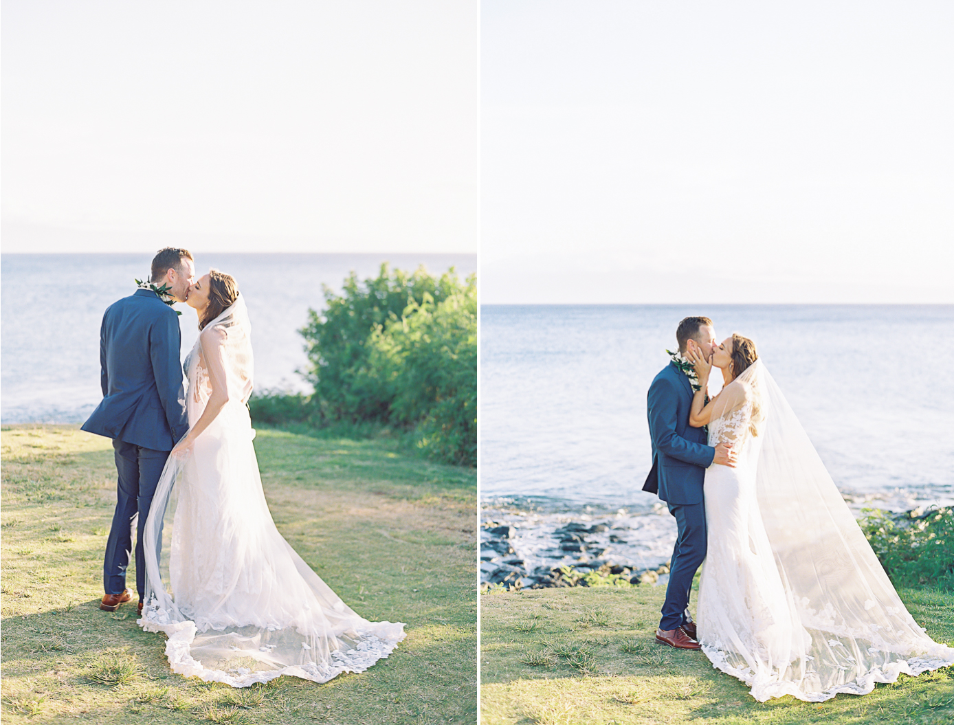 Merrimans Kapalua | Wedding Ceremony | White Wedding | Ocean Views