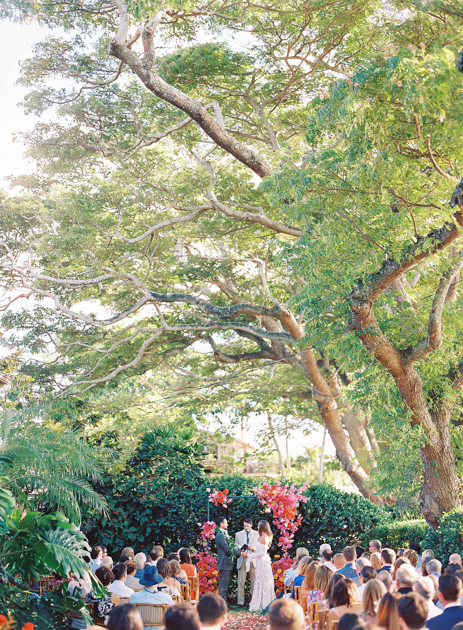 Backyard Maui Wedding